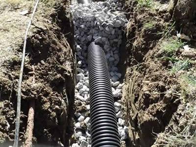 Installation of a French Drain