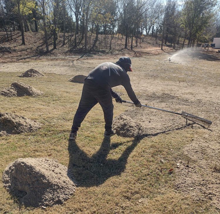 fall lawn leveling fall lawn leveling